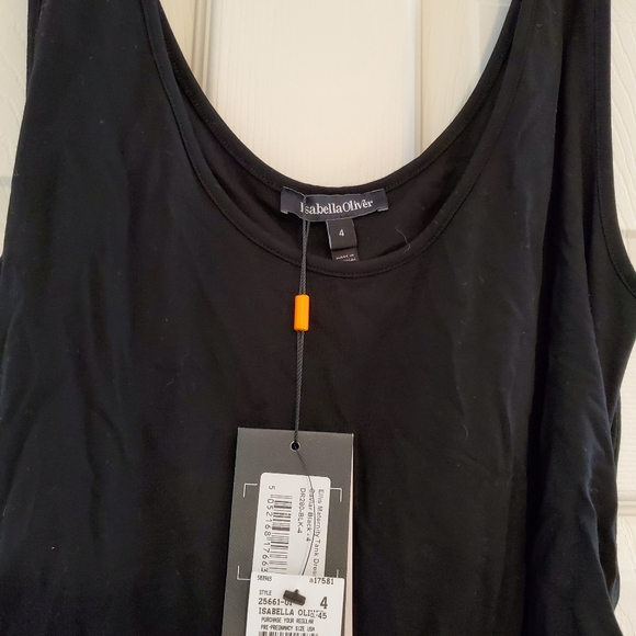 Black Isabella Oliver Maternity dress - Picture 4 of 7